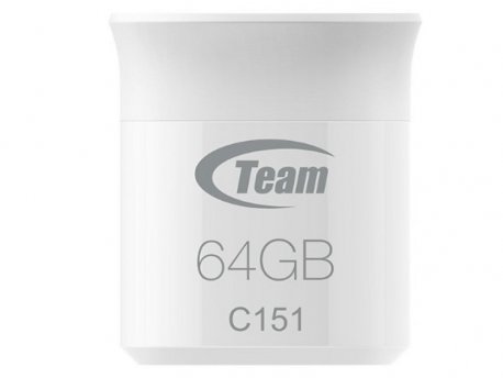 TEAM GROUP 64GB C151 USB 2.0 SILVER TC15164GS01 FO