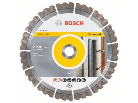 BOSCH Dijamantska rezna ploča Best for Universal 2608603633, 230 x 22,23 x 2,4 x 15 mm