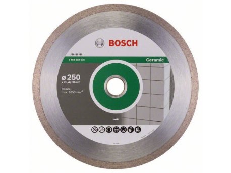 BOSCH Dijamantska rezna ploča Best for Ceramic  2608602638, 250 x 30/25,40 x 2,4 x 10 mm