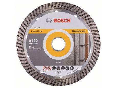 BOSCH Dijamantska rezna ploča Best for Universal Turbo 2608602673, 150 x 22,23 x 2,4 x 12 mm