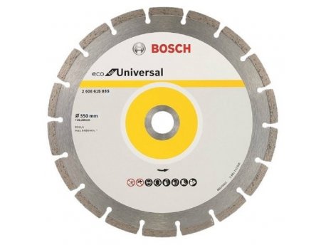 BOSCH Dijamantska rezna ploča ECO For Universal 2608615035, 350x25.4x3.2x8