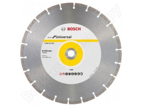 BOSCH Dijamantska rezna ploča ECO For Universal  2608615032, 300x20x3.2x8
