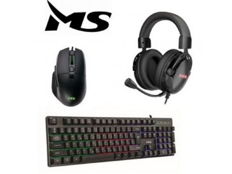 MS Paket: Miš C500+Tastatura C100+Slušalice C700