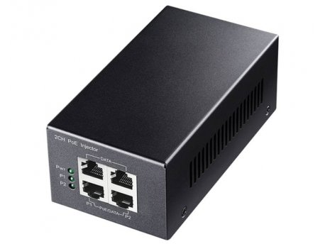 CUDY POE220 2 Channel 30W Gigabit PoE+/PoE Injector