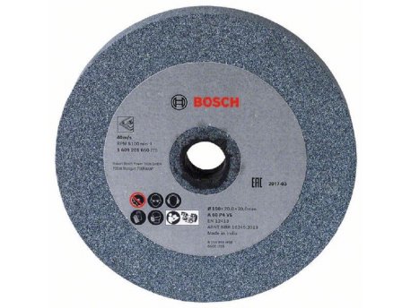 BOSCH Brusna ploča za dvostranu brusilicu 1609201650, 150 mm, 20 mm, 60