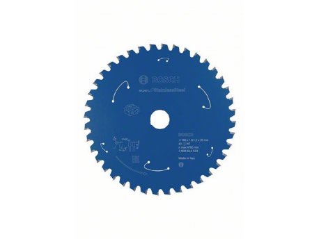 BOSCH Expert for Stainless Steel list kružne testere za akumulatorske testere 160x1.6/1.3x20 T40 2608644533
