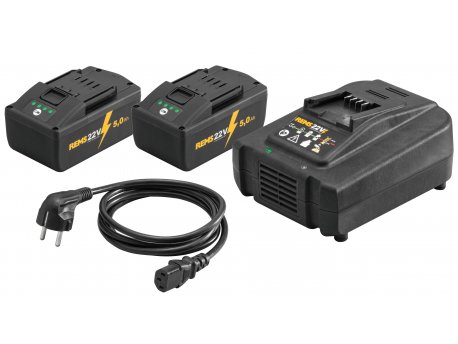 REMS 571593 Power-Pack Baterije 2 x 22 V, 5,0 Ah sa punjačem