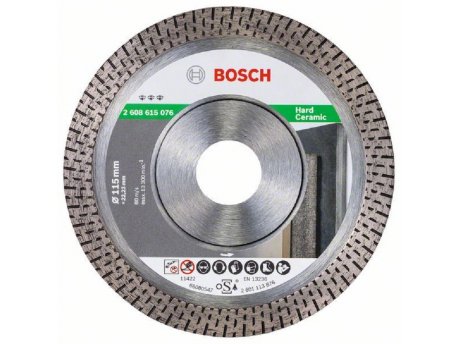 BOSCH Dijamantska rezna ploča Best for Hard Ceramic 2608615076, 115x22,23x1.4x10