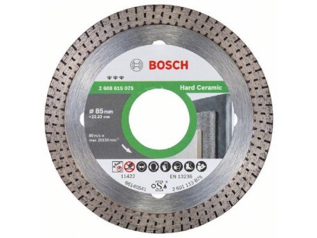 BOSCH Dijamantska rezna ploča Best for Hard Ceramic  2608615075, 85x22.23x1.4x7mm