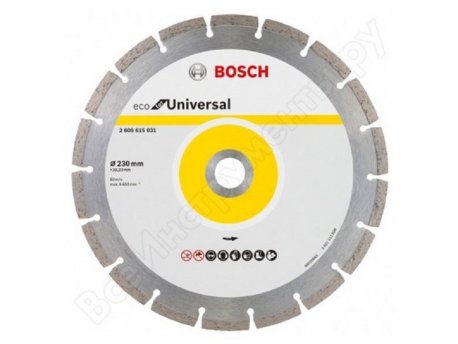 BOSCH Dijamantska rezna ploča ECO For Universal 2608615031, 230x22.23x2.6x7