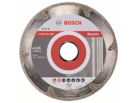 BOSCH Dijamantska rezna ploča Best for Marble 2608602690, 125 x 22,23 x 2,2 x 3 mm
