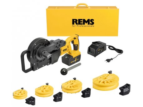 REMS 580053 Curvo 22V 5,0 Ah Akumulatorski savijač cevi Set 15-18-22-28