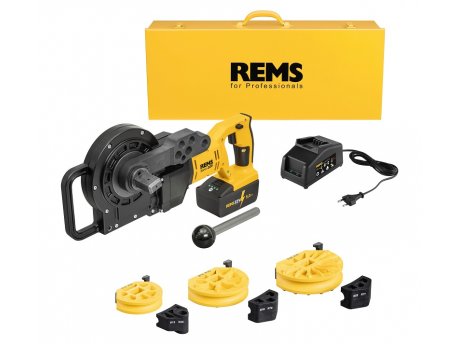 REMS 580091 Curvo 22V 5,0 Ah Akumulatorski savijač cevi Set\P 15-18-22, Solo