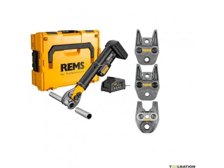 REMS 578X10 Mini-Press S 22 V ACC Basic-Pack Akumulatorska radijalna presa Ø 10 – 40 mm + 3 klešta za krimpovanje