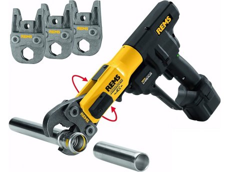 REMS 571X03 Akumulatorska radijalna presa 14 V Basic-Pack Ø 10 – 108mm + 3 x Krimp Klešta