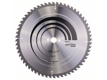 BOSCH List kružne testere Optiline Wood 2608640675, 400 x 30 x 3,5 mm, 60