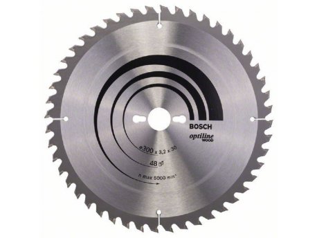 BOSCH List kružne testere Optiline Wood 2608640672, 300 x 30 x 3,2 mm, 48