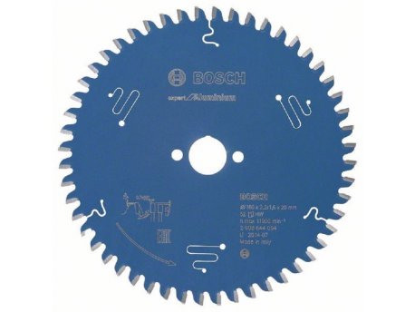 BOSCH List kružne testere Expert for Aluminium 2608644094, 160 x 20 x 2,2 mm, 52