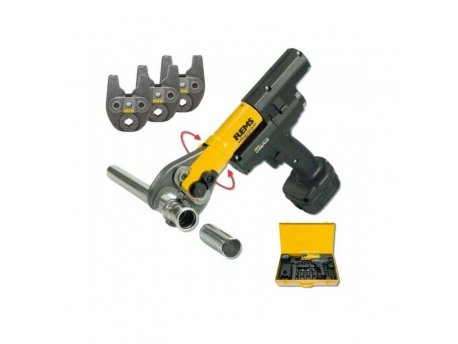 REMS 578X05 Mini-Press 22 V ACC Basic-Pack Akumulatorska radijalna presa Ø 10 – 40 mm + 3 klešta za krimpovanje