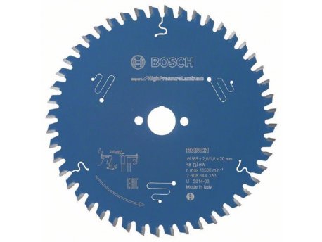 BOSCH List kružne testere Expert for High Pressure Laminate 2608644133, 165 x 20 x 2,6 mm, 48