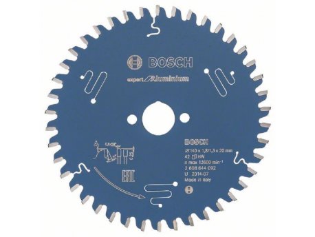 BOSCH List kružne testere Expert for Aluminium 2608644092, 140 x 20 x 1,8 mm, 42