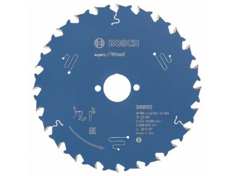BOSCH List kružne testere Expert for Wood 2608644041, 184 x 30 x 2,6 mm, 24
