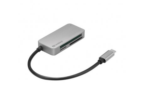 Sandberg Čitač kartica Multi CR Pro USB C 136-38