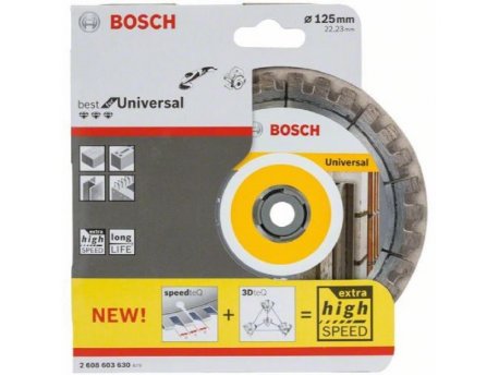 BOSCH Dijamantska rezna ploča Best for Universal 125 x 22.23 x 12 mm