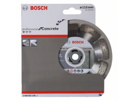 BOSCH Dijamantska rezna ploča Standard for Concrete 115 x 22.23 x 10 mm