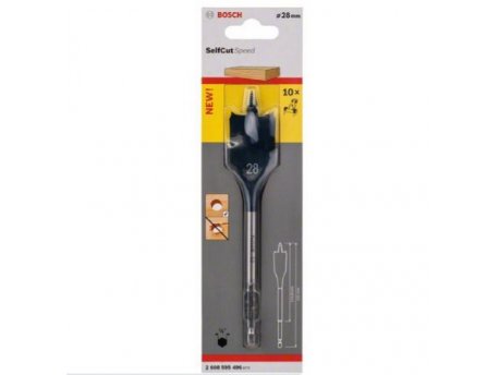 BOSCH Pljosnate burgije za glodanje Self Cut Speed 28 x 152 mm