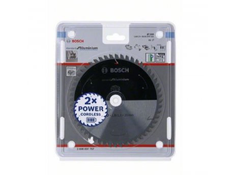 BOSCH List kružne testere za akumulatorske testere 160x20;15.875x1.8;1.3x52T