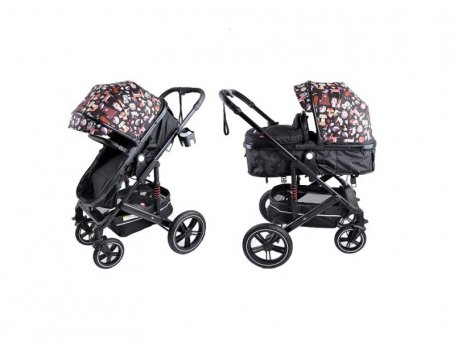 BBO KOLICA ZA BEBE STAR 2U1 - ANIMAL PRINT