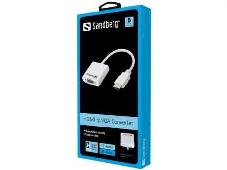 Sandberg Adapter HDMI - VGA + Audio 508-77
