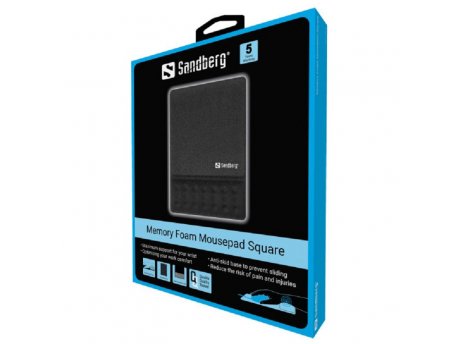 Sandberg Podloga za miš Memory Foam Square 520-38