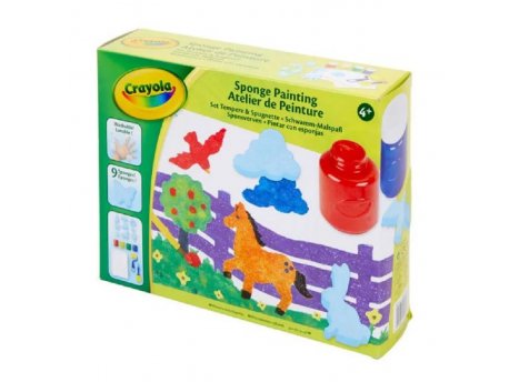 CRAYOLA SPONGE PAINTING set