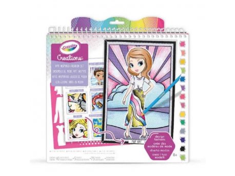 CRAYOLA Blok sa stikerima Art Fashion