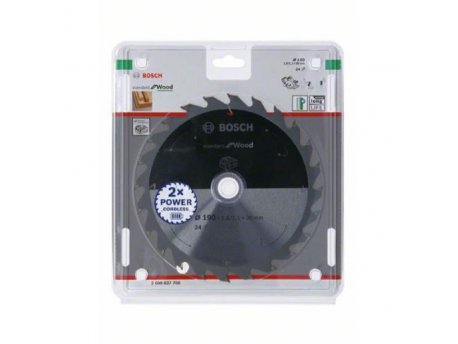 BOSCH List kružne testere za akumulatorske testere 190x30x1.6;1.1x24T