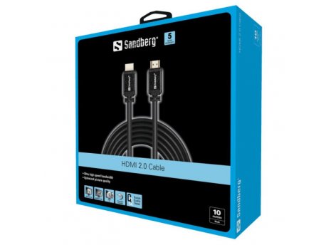 Sandberg Kabl Sandberg HDMI 2.0 4K/UHD M/M 10m