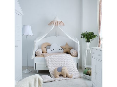 Belis Posteljina za krevetac STELLA 2.0 120X60  BRAON