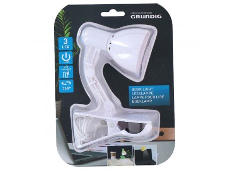 GRUNDIG Lampa za Knjigu 3LED White