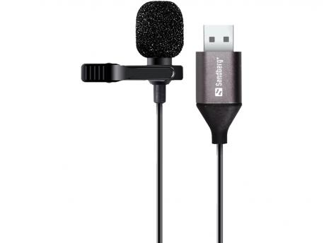 Sandberg USB streamer mikrofon Clip 126-19