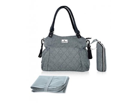 LORELLI BERTONI Torba za mame Kristin Grey