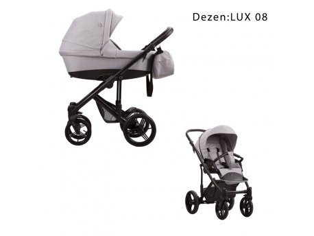 Bebetto Dečija kolica MAGNUM 2 U 1 CRNI RAM lux 08