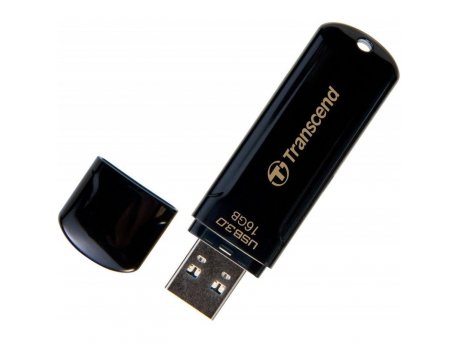 TRANSCEND 16GB Jet Flash TS16GJF700 USB 3.0 Black TS32GJF700
