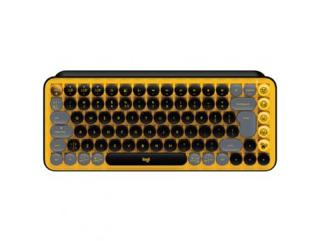 LOGITECH Bežična tastatura Pop Keys Blast (Crna/Žuta)