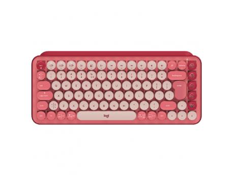 LOGITECH Bežična tastatura Pop Keys Heartbreaker (Roze)