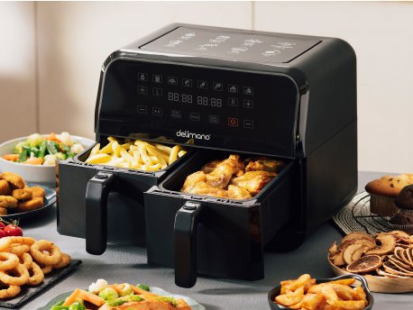 DELIMANO Air Fryer friteza sa dve korpe