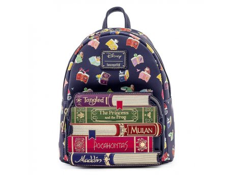 Loungefly Disney Princess Books All Over Backpack
