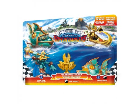 ACTIVISION BLIZZARD Skylanders SuperChargers Racing Sky Pack (Astroblast + Vehicle Sun Runner + Villain Sea Trophy)