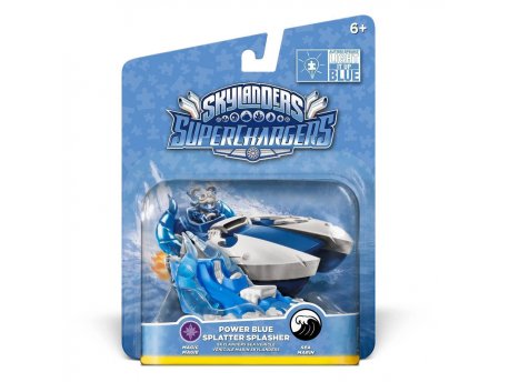 ACTIVISION BLIZZARD Skylanders SuperChargers Vehicle Blue Splatter Splasher